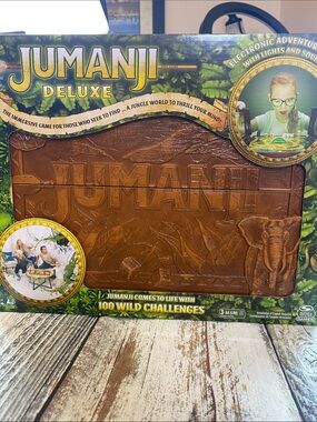 Jumanji Deluxe Electronic Board Game w/ Lights & Sounds – Spin Master Complete